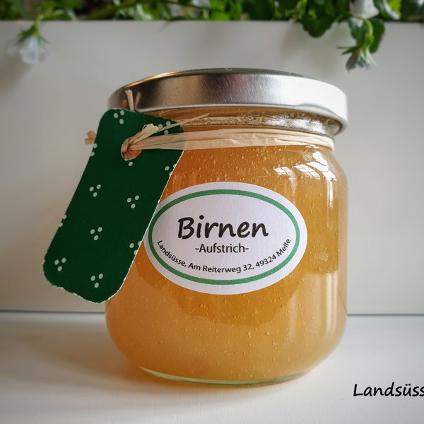 Birnen -  Fruchtaufstrich, aromatisch