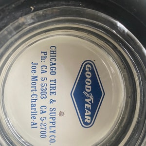Goodyear vintage advertising ashtray. Super rare. Great gift for vintage car lover. Perfect condition