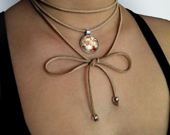 Retro roses Choker, 0218CHPS