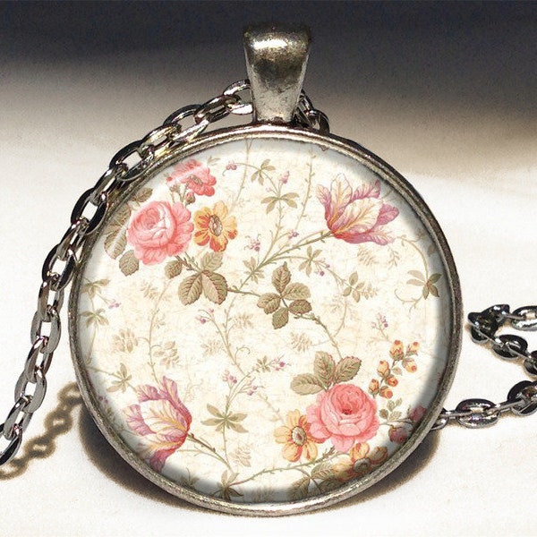 Pendentif ROSE RETRO, 0509POS