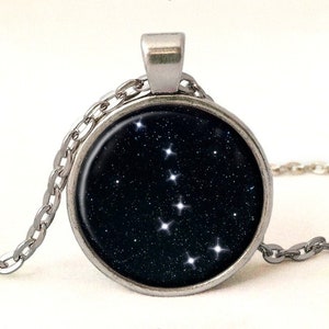 BIG DIPPER Necklace, Cosmos Pendant, 0117POS