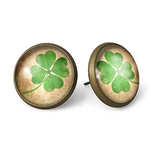 Clover for luck Stud Earrings, 0708ESB