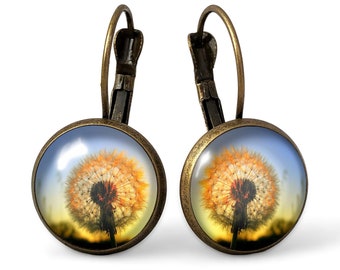 DANDELION Earrings, 0215ERB