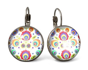 Polish folk Big Earrings, 0495ERS