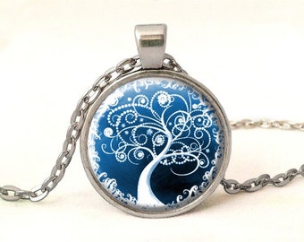 Snow tree Necklace, 0603POS