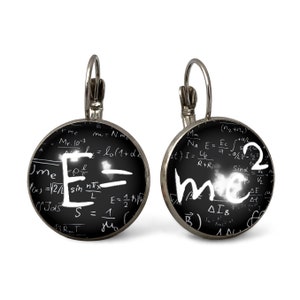 Albert Einstein Big earrings, 0321ERS