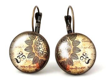 Grande Pendientes MANTRA, 0547ERB