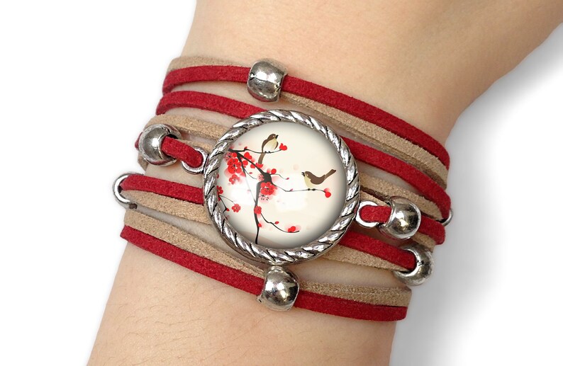 Oriental birds Bracelet 0462 image 1