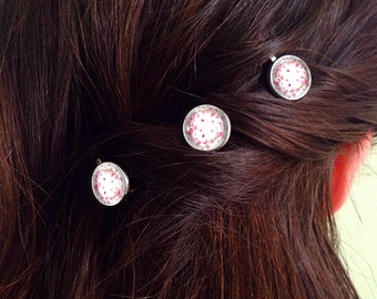 3pcs - hair pins cherry blossom, 0977HP