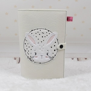 U-Hefthülle "Leni Langohr", personalisierte Untersuchungshefthülle, Geschenk, Geburt
