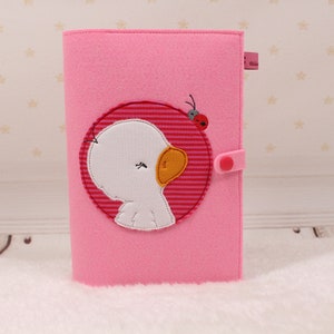 U-Hefthülle "Elsa Ente und Käferchen", personalisierte Untersuchungshefthülle, Geschenk, Geburt
