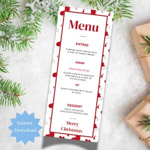 Pfefferminz-Wunderland-Feiertags-Menüvorlage, festliche Gourmet-Liste, Essoptionen für das Weihnachtszuckerstangenfest, Weihnachtsfeier-Auswahl an Gerichten