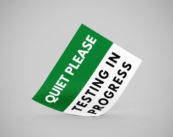 Quiet Please Sign, Do Not Disturb Sign, Silence Sign, Session In