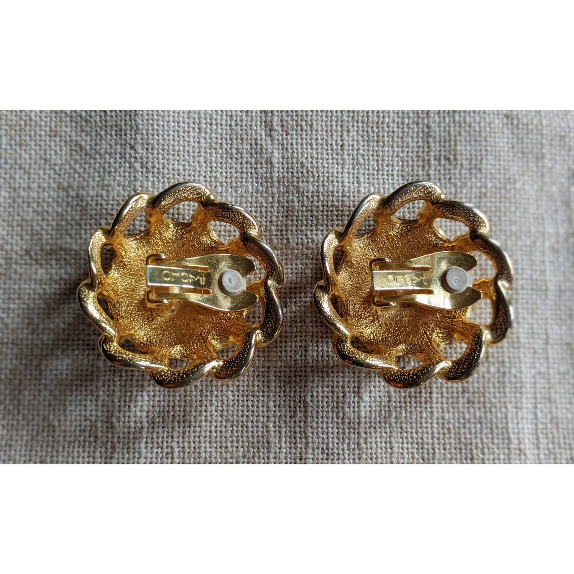 Vintage Paolo Gucci Clip on Earrings Etsy