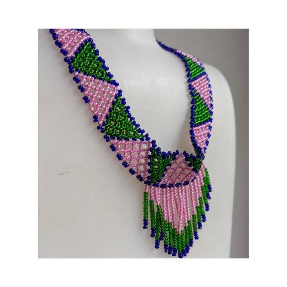 Vintage Beaded Necklace - image 1