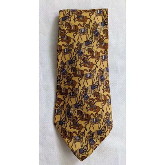 vintage salvatore ferragamo tie - Gem