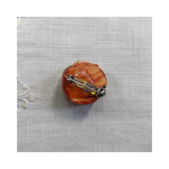 Vintage Hamburger Pin View 5