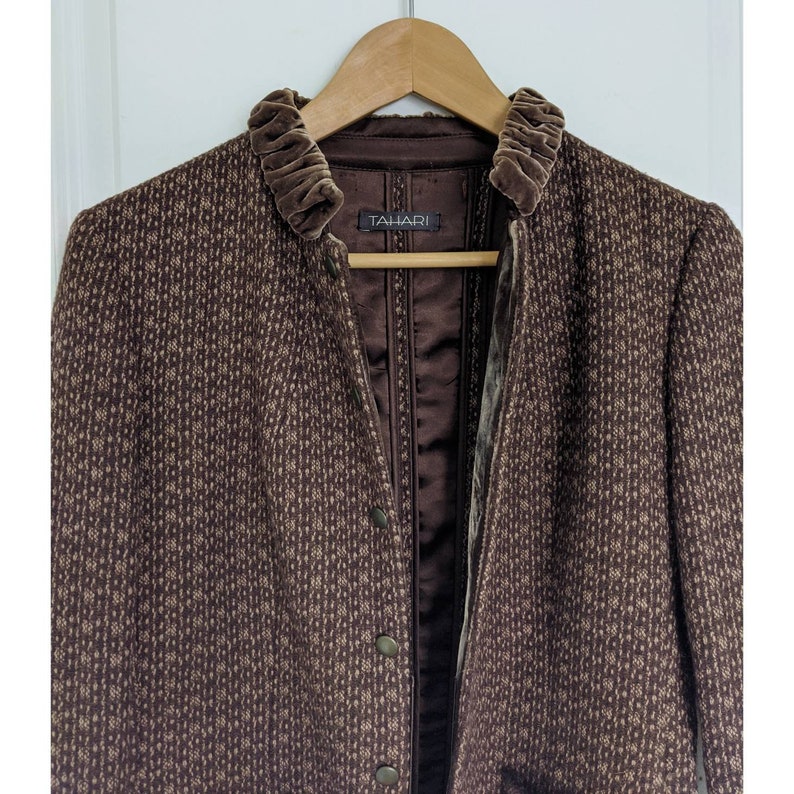 Vintage Elie Tahari Tweed Jacket | Etsy