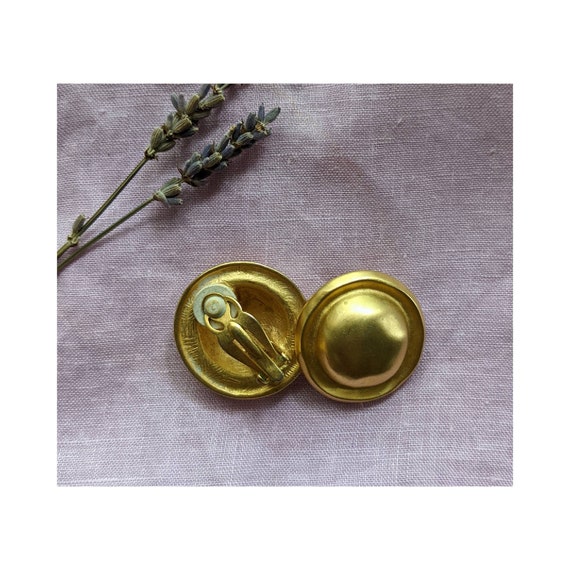 Vintage Givenchy Paris Clip On Earrings - image 2