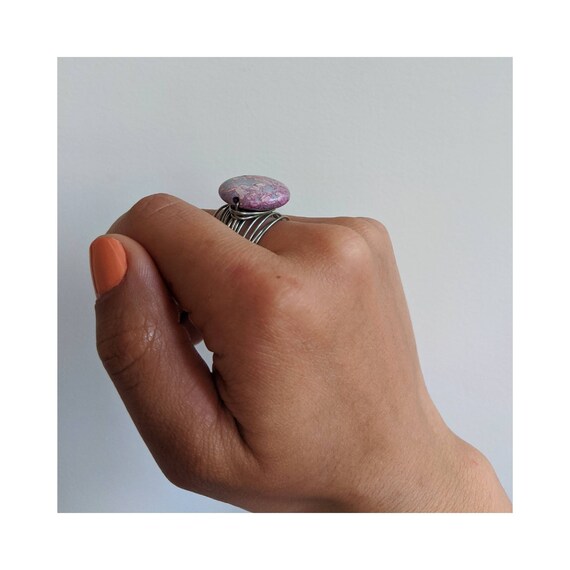 Vintage Wire Wrapped Statement Ring - image 4