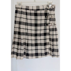 Vintage 1990s Tartan Pleated Skirt