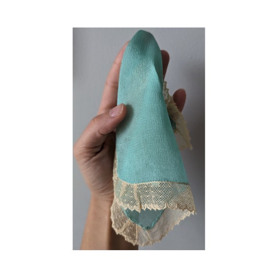 Antique Silk Handkerchief - image 5