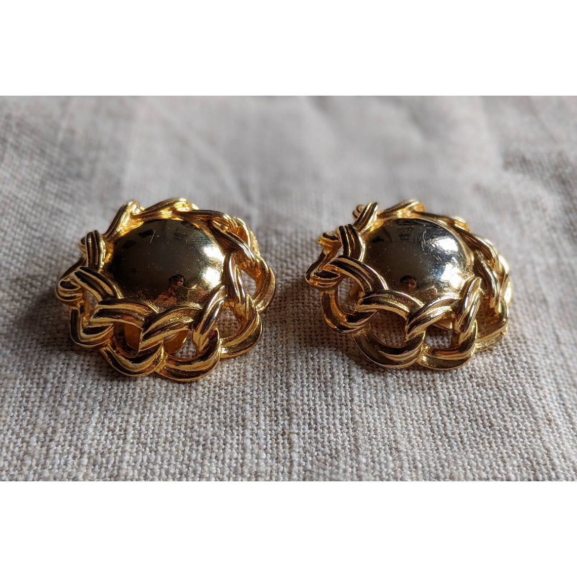 Vintage Paolo Gucci Clip on Earrings Etsy