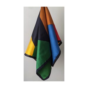 Vintage Hand Rolled Silk Scarf