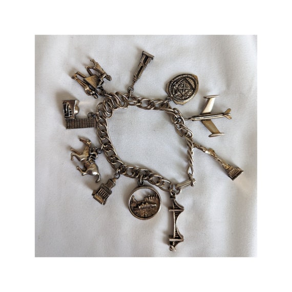 Vintage New York City Themed Charm Bracelet - image 8