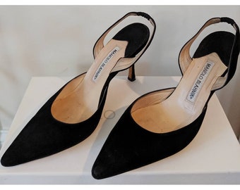 みー様　MANOLO BLAHNIK ネイビー デニムサンダル 楽天市場】MANOLO BLAHNIK マノロブラニク サンダル TITUBAFLAT