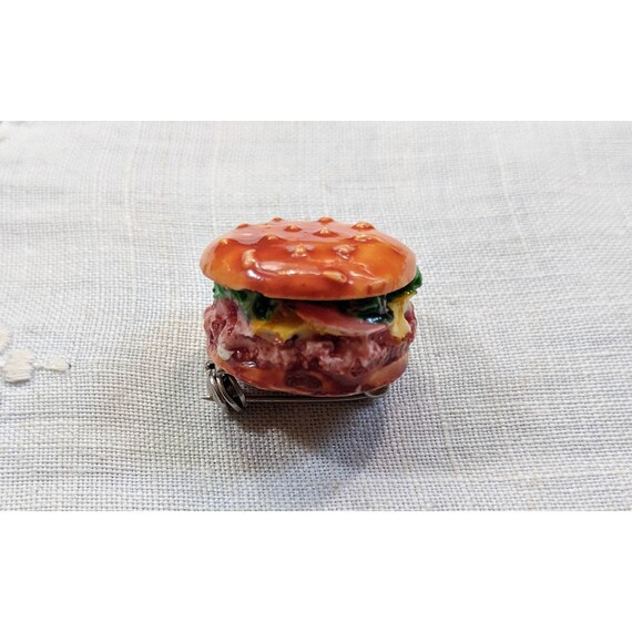 Vintage Hamburger Pin