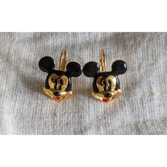 Vintage mickey mouse sale earrings
