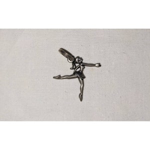 Mini Silber Tänzer Charm
