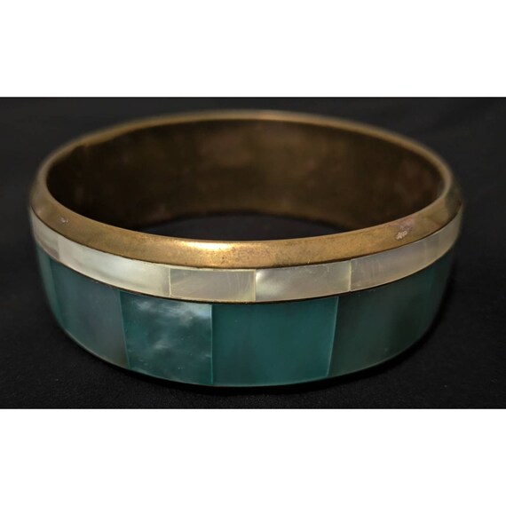 Vintage Shell // Copper Bangle - image 1