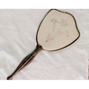 Vintage Vanity Set - Mirror + Hairbrush