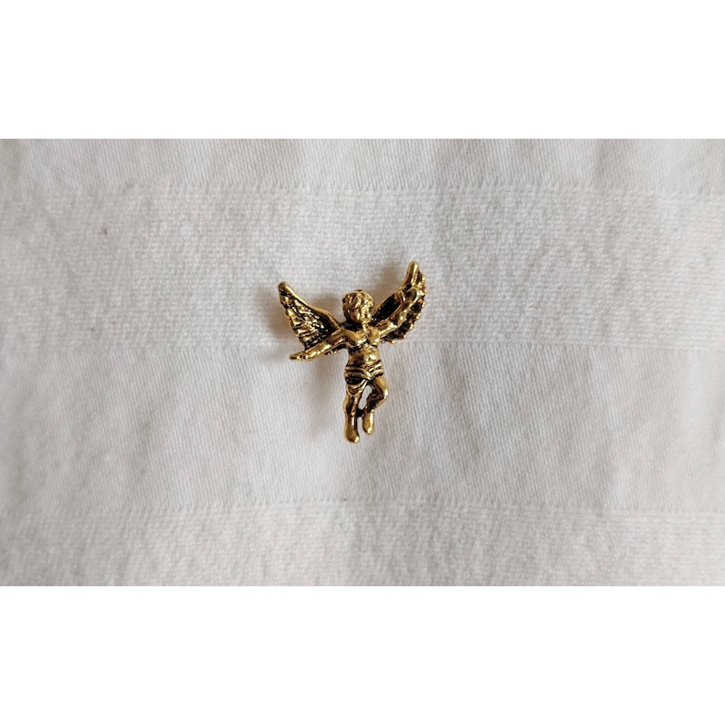 Vintage Goldtone Angel Pin