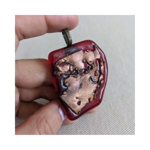 Vintage Blown Glass Pendant