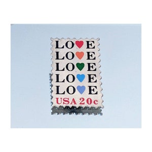 Vintage &#39;Love&#39; Stamp Pin