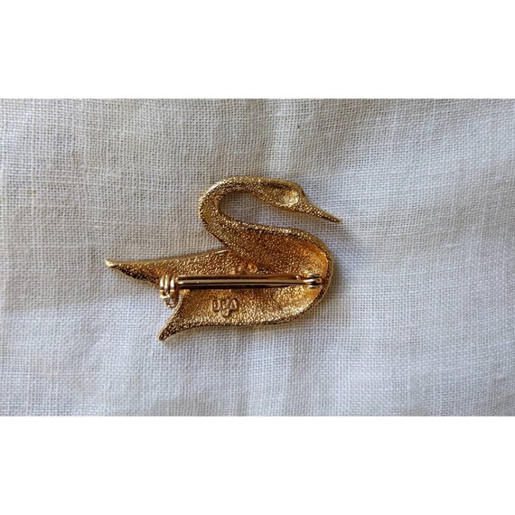 NEUF ORIGINAL BOITE Signé Gerry's Doré Texturé Fleur Forme Broche EUR