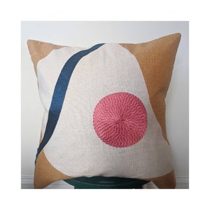Linen Throw Pillow Cover