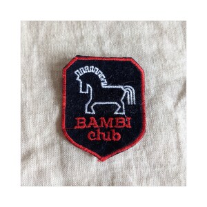 Vintage &quot;Bambi Club&quot; Patch