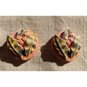 Vintage Ceramic HandMade Buttons