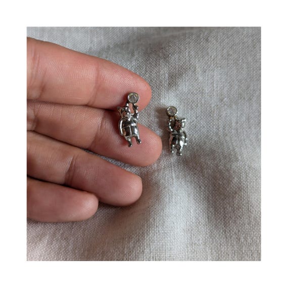 Vintage Disney Winnie the Pooh Stud Earrings - image 5
