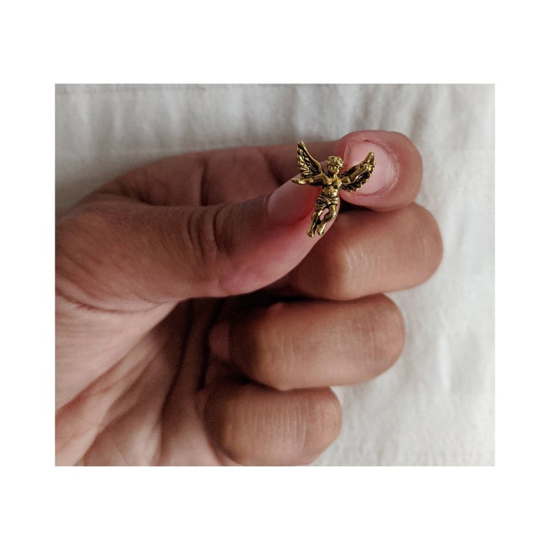 Vintage Goldtone Angel Pin