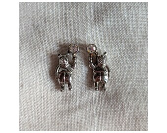 Pendientes vintage de Disney Winnie the Pooh