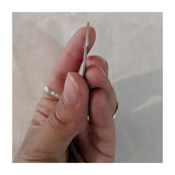 Vintage Silver Statement Earring - image 4