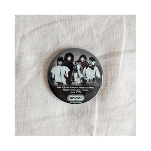 Vintage WPLJ Fleetwood Mac 1977 Concert Pin