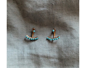 Vintage Turquoise Stud Earrings
