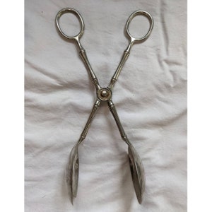 Vintage Silver Plated Made in Italy Salad Serving Utensil