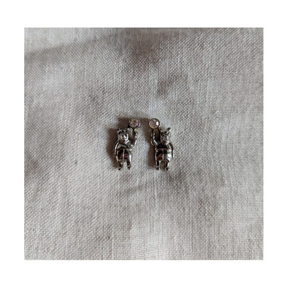 Vintage Disney Winnie the Pooh Stud Earrings - image 4
